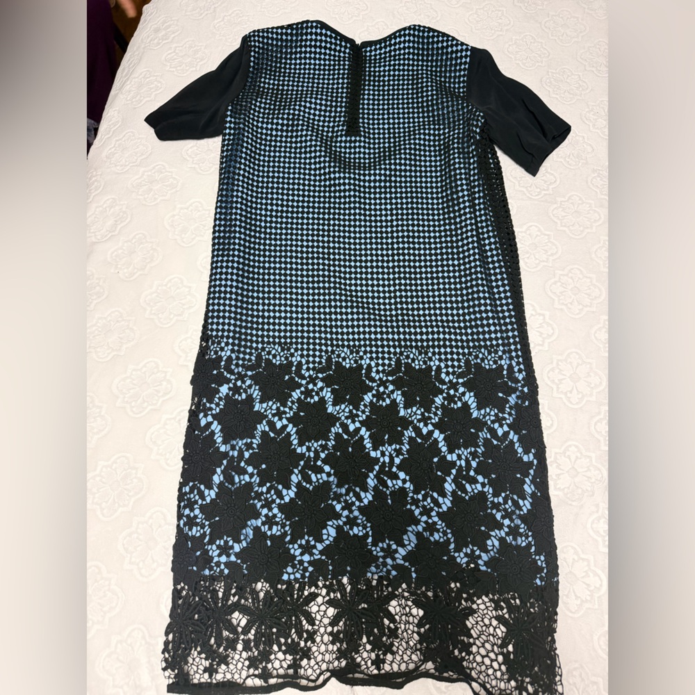 Tibi Black and Light Blue Garment